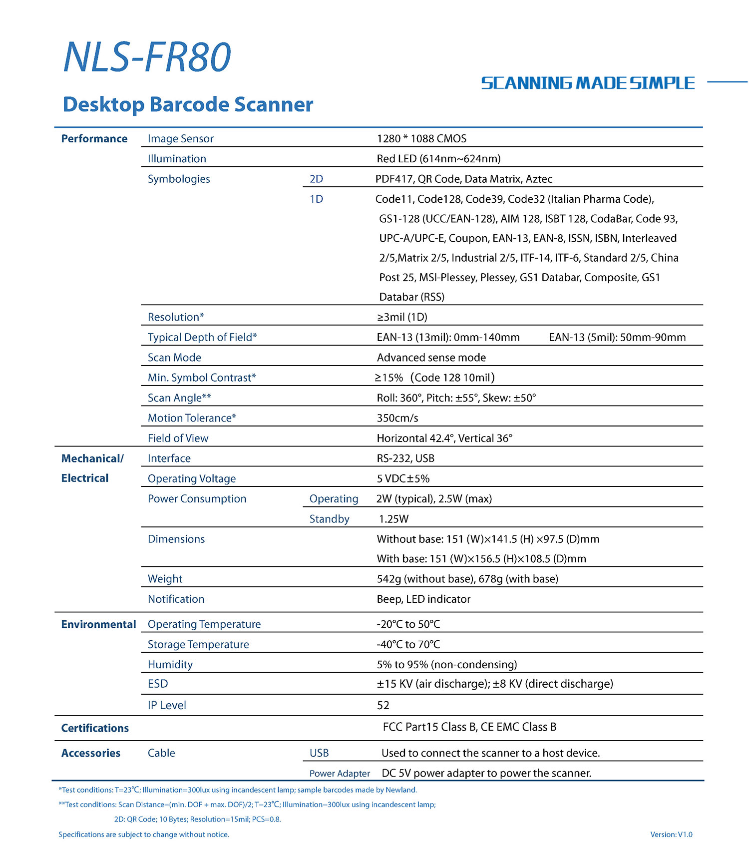 NLS Barcode Scanner