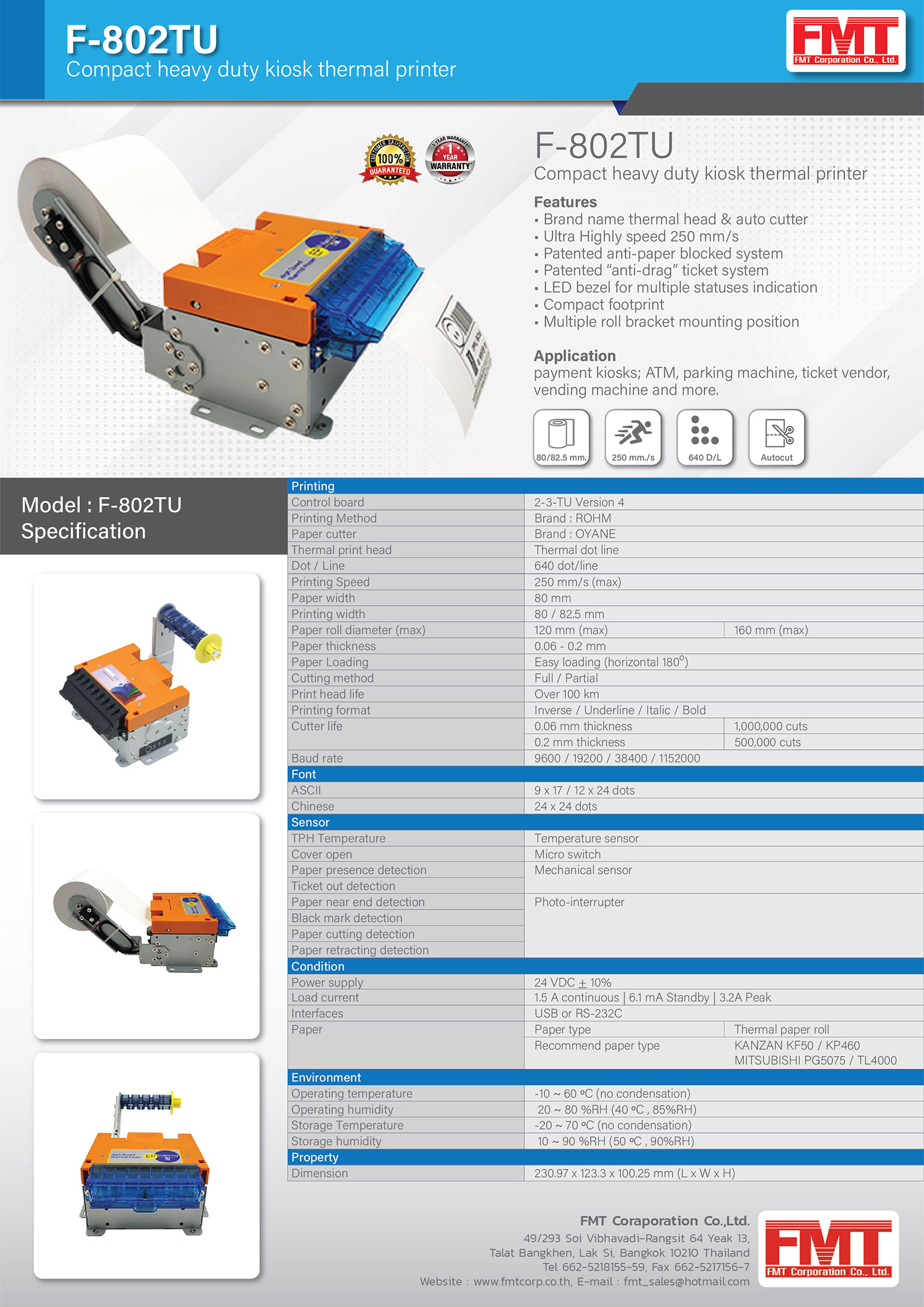 Kiosk Thermal Printer